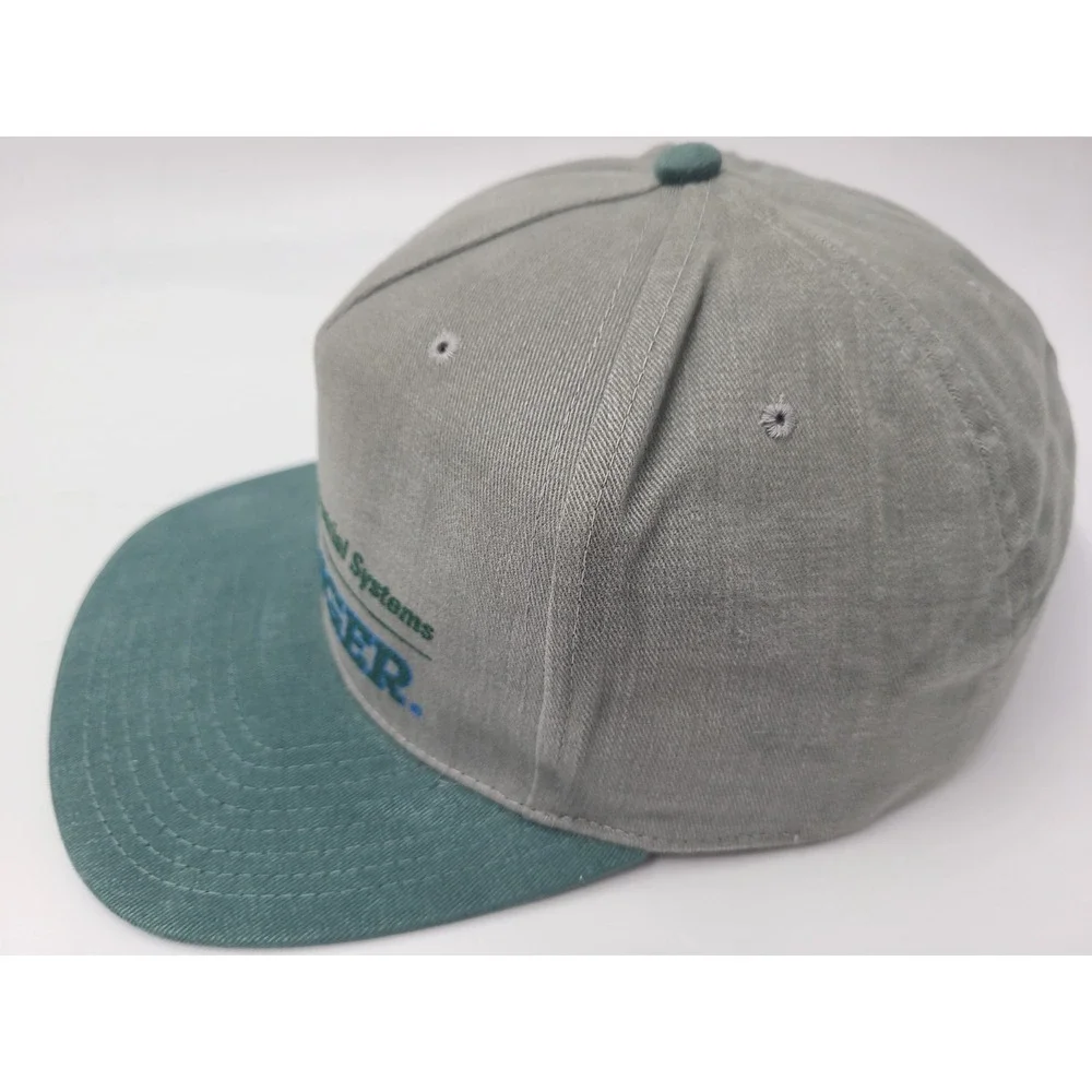 Vintage Grainger GE Motors & Industrial Systems‎ Snapback Hat Cap Men Women Gray